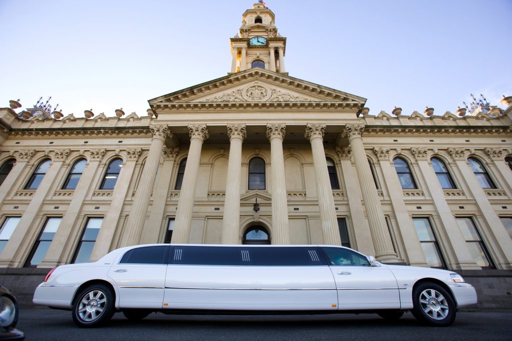 white limousine hire